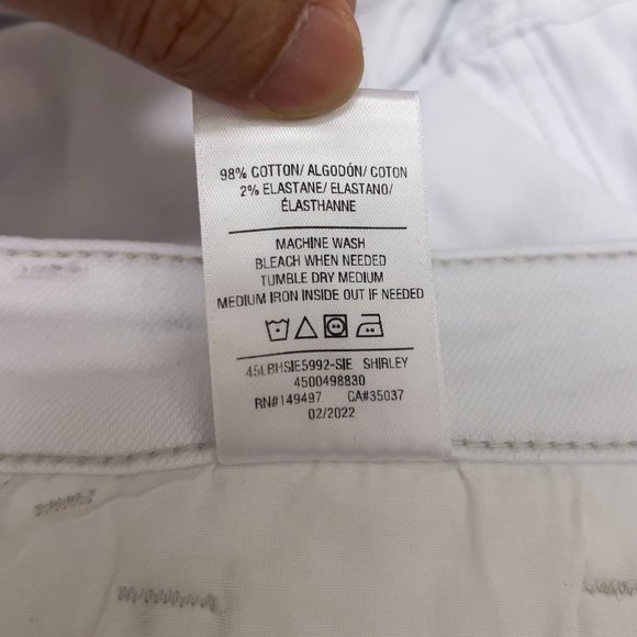 JOE'S JEAN  - White Shirley Jean 27 (32Wx27L) - Pre-owned Good - Picture 7 of 9